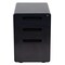 Emma and Oliver Ergonomic 3-Drawer Mobile Locking Filing Cabinet Storage Organizer